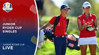 LIVE | Singles | 2023 Junior Ryder Cup