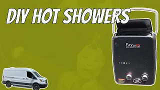 #MTBPlanB DIY hot water shower system for the Van camper!