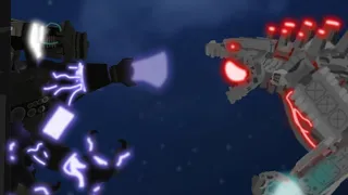 Tri Titan vs Mecha Godzilla(Part 1)