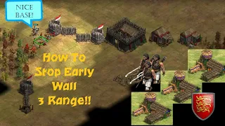 How to deal with Britons early wall into 3 range archers!