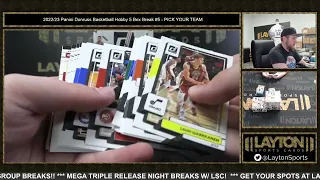 202223 Panini Donruss Basketball Hobby 5 Box Break #5   PICK YOUR TEAM