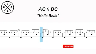 Hells Bells - AC ⚡ DC - Drum Score