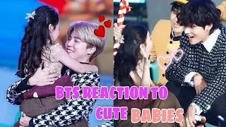 BTS Reaction To Cute Babies❤ #bts #army