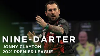 NINE DARTER! Jonny Clayton strikes perfection in the 2021 Premier League!