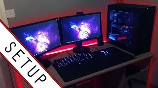 Gaming Setup / Room Tour - 2018 - Small Room Setup!