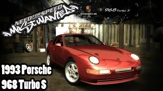 NFS MW | 1993 Porsche 968 Turbo S  | Junkman Performance | Speed Test | Crash Test | REDUX MOD