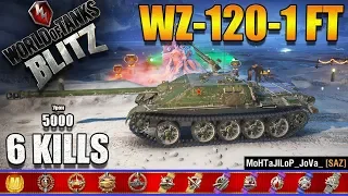 WoT Blitz 🔥 ПОДПИСЧИК - MoHTaJILop_JoVa_ на WZ-120-1G FT Затащил БОЙ 🔥 World of Tanks Blitz (WoTB)