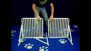 How To Assemble Freestanding Pet Gate From Rover Company