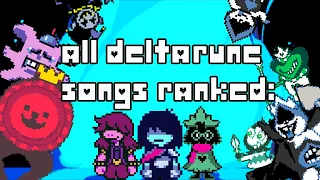 EVERY DELTARUNE SONG RANKED (Chapter 1)