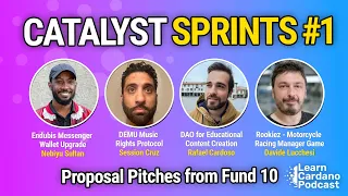 Project Catalyst Sprints - Proposal Pitches from Fund 10 - Cardano