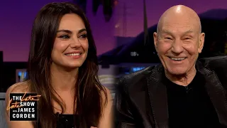 Mila Kunis Is a Patrick Stewart Super Fan