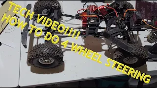 4 WHEEL STEER SET UP (HOW TO GUIDE)