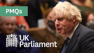 Prime Minister's Questions (PMQs) - 8 December 2021