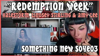 REACTION | HALESTORM & AMY LEE "BREAK IN" + LINDSEY STIRLING & AMY LEE "LOVE GOES ON & ON" | S04E03