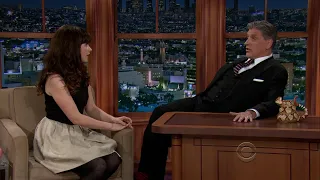 Late Late Show with Craig Ferguson 2/24/2014 Zooey Deschanel, Vera Farmiga, Roddy Hart