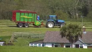 Silage harvesting using Strautmann Forage wagons..