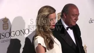 Amber Heard at photocall at the De Grisogono party in Cannes