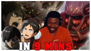 Attack on Titan in 9 minutes by Gigguk | REACTION !!