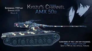 World of Tanks - AMX 50b - 1729 exp, High Caliber, 6k damage