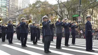 Veterans Day Parade~2019~NYC~Coast Guard Marching Band~NYCParadelife