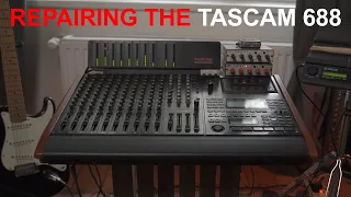 REPAIRING TASCAM 688 - Analog Multitrack Tape Recorder - Audio Cassette - DIY Tutorial