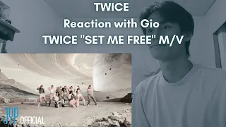 TWICE Reaction with Gio TWICE "SET ME FREE" M/V