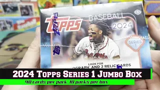 2024 Topps Baseball Series 1 Jumbo Box