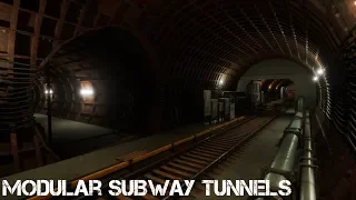 Unreal Engine 4 - Modular Subway Tunnels