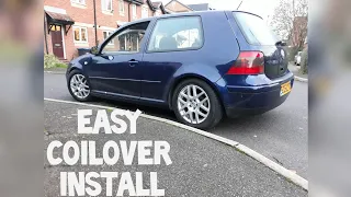 MK4 VOLKSWAGEN GOLF GTI: HOW TO INSTALL COILOVERS