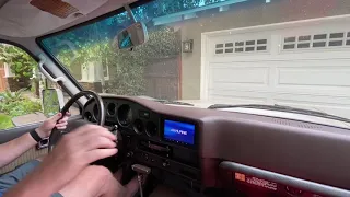 FJ62 test drive and start