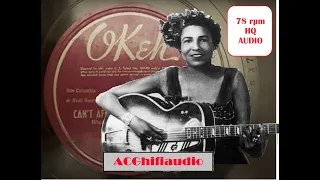MEMPHIS MINNIE - Can't Afford To Lose M Man - 78 rpm High Quality