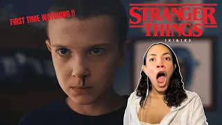 First Time Watching *STRANGER THINGS* and LOVING IT! | Season 1 Reaction (episodes 1 & 2)