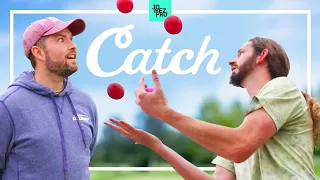 James Conrad shows off his juggling skills & talks HOLY shot! | Catch