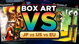 PS2 Game Box Art: JP vs US vs EU