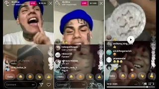 6ix9ine Calls up Trippie Redd on Instagram Live to tell him His Album is gonna FLOP.