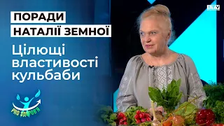 Наталя Земна розповіла про цілющі властивості кульбаби