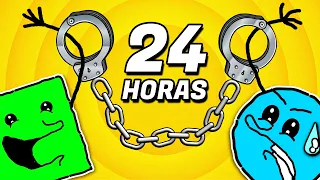 24 HORAS ESPOSADOS ⛓️ | Cuadradito y Circulito Vlogs