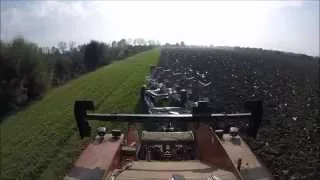 Case ih Quadtrac 550 ploughing with er.mo GOPRO