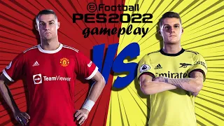 eFootball PES 2022 Manchester United vs Arsenal | Gameplay