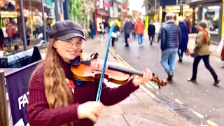 Pretty Woman - Roy Orbison | Violin Cover - Holly May (Street Performance)