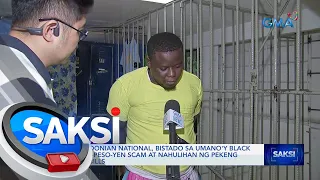 Cameroonian national, bistado sa umano'y black dollar-peso-yen scam | Saksi