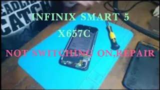 infinix smart 5...x657c...no power repair...#nopower #repair #infinixsmart5