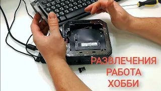 Мини компьютер Vinga Mini PC V500, карманный комп по дешману! Тэстирую на танчиках неттоп за 250