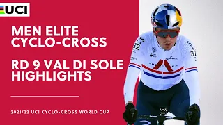 Round 9 - Men Elite Highlights | 2021/22 UCI CX World Cup - Val di Sole