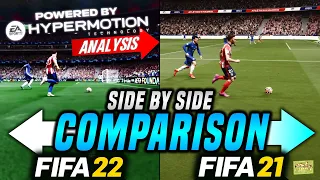 FIFA 22 Next-Gen vs FIFA 21 [PS5] Graphics & Gameplay Comparison! Ft. HyperMotion™ Analysis!