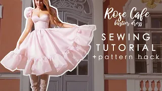 Puff Bustier Dress Tutorial + Pattern