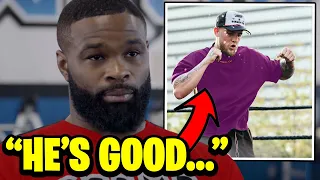 Tyron Woodley REACTS to Jake Paul’s NEW Training Footage