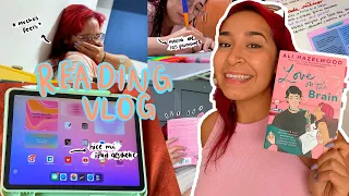 reading vlog:  love on the brain - ali hazelwood 💌 (español) // MorraQueLee