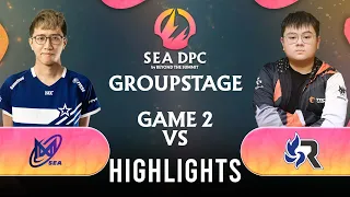 Game 2: RSG vs Nigma Galaxy Sea | DPC SEA 2022 Tour 3: Division I & II