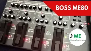 Boss ME80: Pedales Análogos + Pedalera